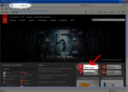 Náhled hlavní stránky firmy Adobe — klikněte na ikonu "Get Adobe Reader"
